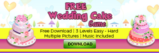 Free Wedding Cake Game - Tile Puzzle